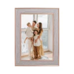 Gold Border Photo Frame Single 5 x 7 Inch